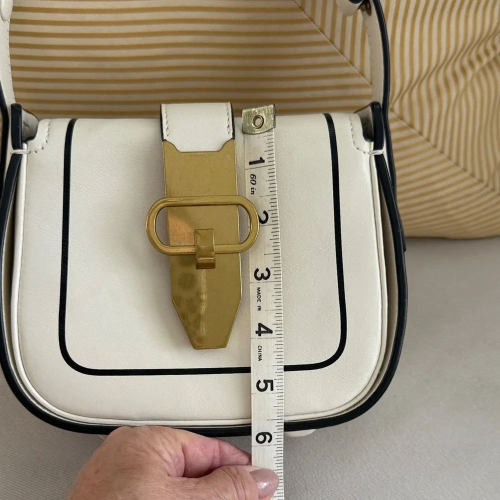 Tory Burch Mini Lock Runway Handbag with Gold Accent